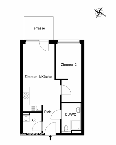 Grundriss WE 19